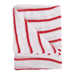 Hygiene Dish Cloths 400 x 340mm Red/White - 10x Per Pack Hygiene Dish Cloths 400 x 340mm Red/White - 10x Per Pack